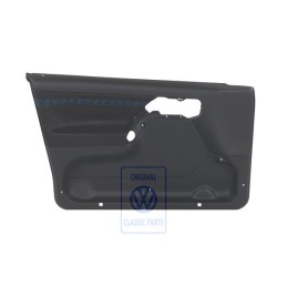 Γνήσιο VW Επένδυση Πόρτας (Ύφασμα) Μαύρο / Μπλε - 1H4867011BKELZ