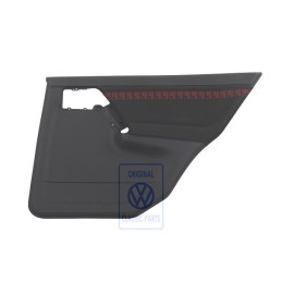 Γνήσιο VW Επένδυση Πόρτας (Ύφασμα) Μαύρο / Κόκκινο - 1H4867212BDECZ