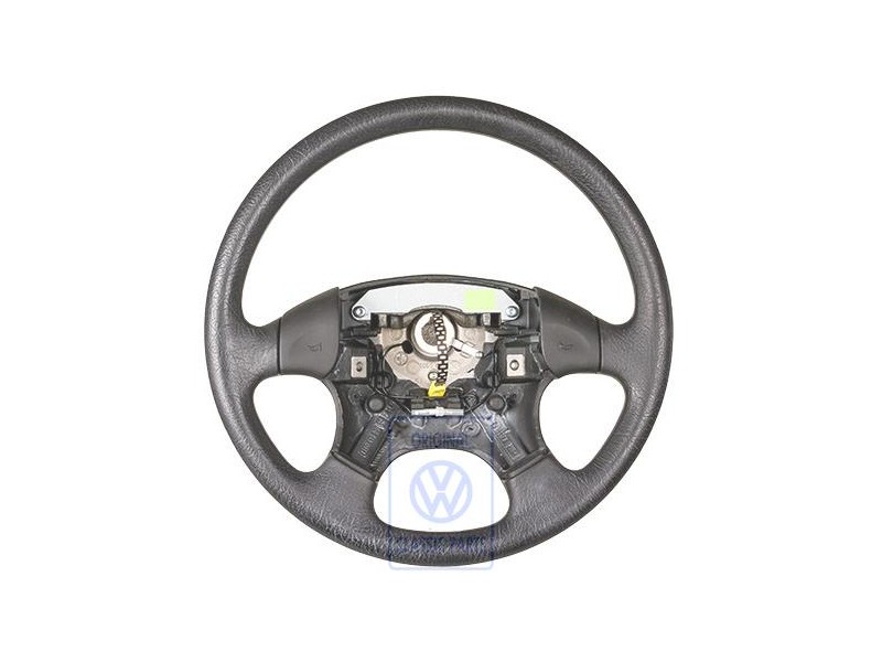 Γνήσιο VW Τιμόνι Σατινέ Μαύρο - 1H0419091AS01C