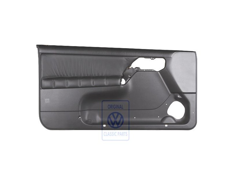 Γνήσιο VW Επένδυση Πόρτας (Δέρμα/Συνθετικό Δέρμα) Μαύρο - 1H3867011ANCNN