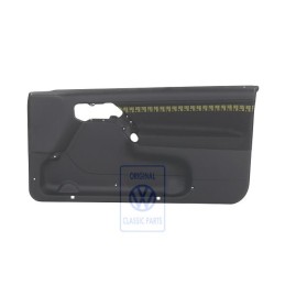 Γνήσιο VW Επένδυση Πόρτας (Ύφασμα) Μαύρο / Κίτρινο - 1H3867012APDYW