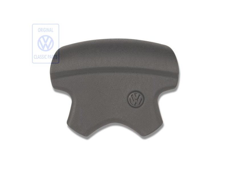 Γνήσιο VW Πλήκτρο Κόρνας Σατινέ Μαύρο - 1H0419669C 01C