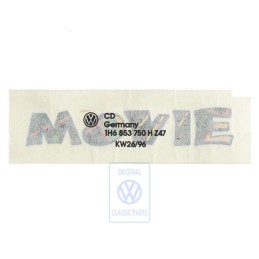 Γνήσιο VW Επιγραφή Μεμβράνης Μαύρο/Multicolor - 1H6853750H Z47