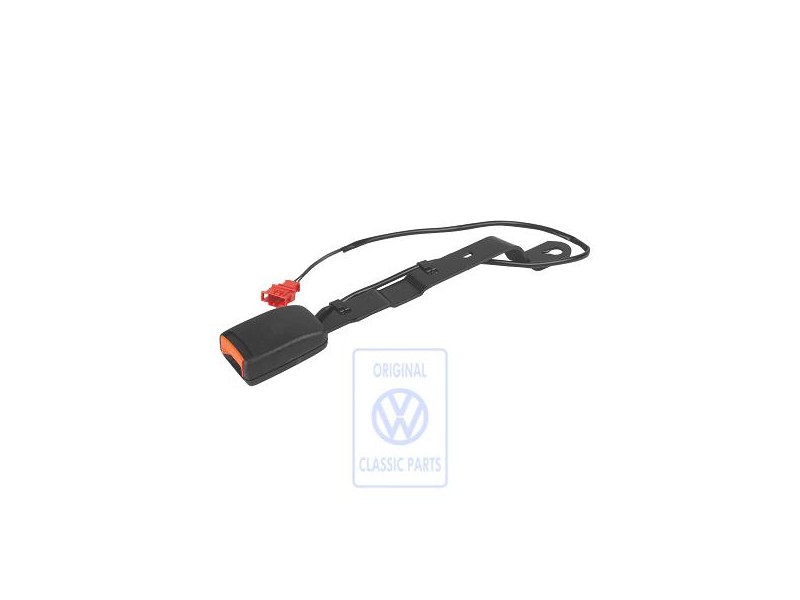 Γνήσιο VW Κλειδαριά Ζώνης Με Επαφή Προειδοποίησης Σατινέ Μαύρο - 1H1857755 01C