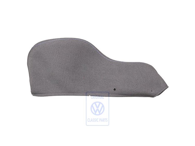 Γνήσιο VW Επένδυση Καθίσματος (Ύφασμα) Μαύρο / Μπλε - 1H0881401 EQN