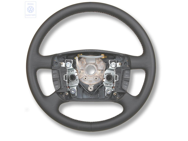 Γνήσιο VW Τιμόνι Πολλαπλών Λειτουργιών Μαύρο/Κίτρινο - 1J0419091CHHUW
