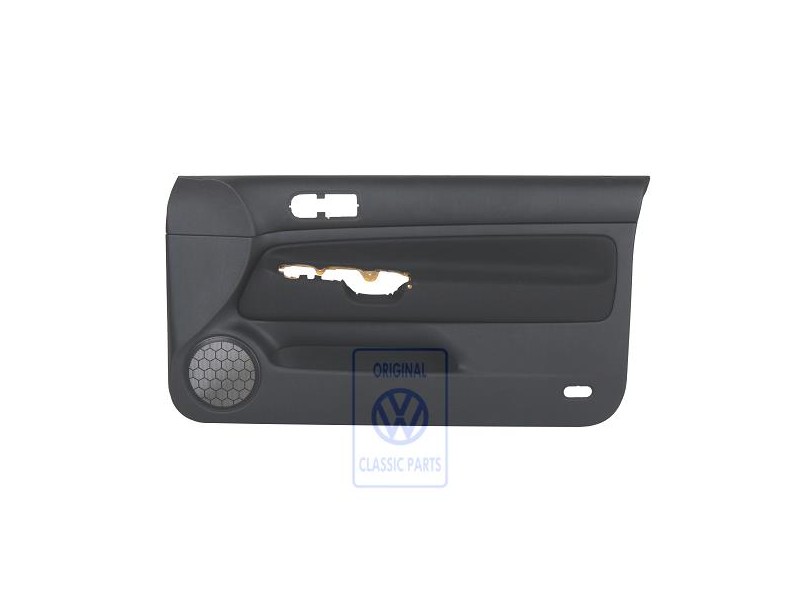 Γνήσιο VW Επένδυση Πόρτας (Ύφασμα) Μαύρο/Μαύρο - 1J3867012CDHRP