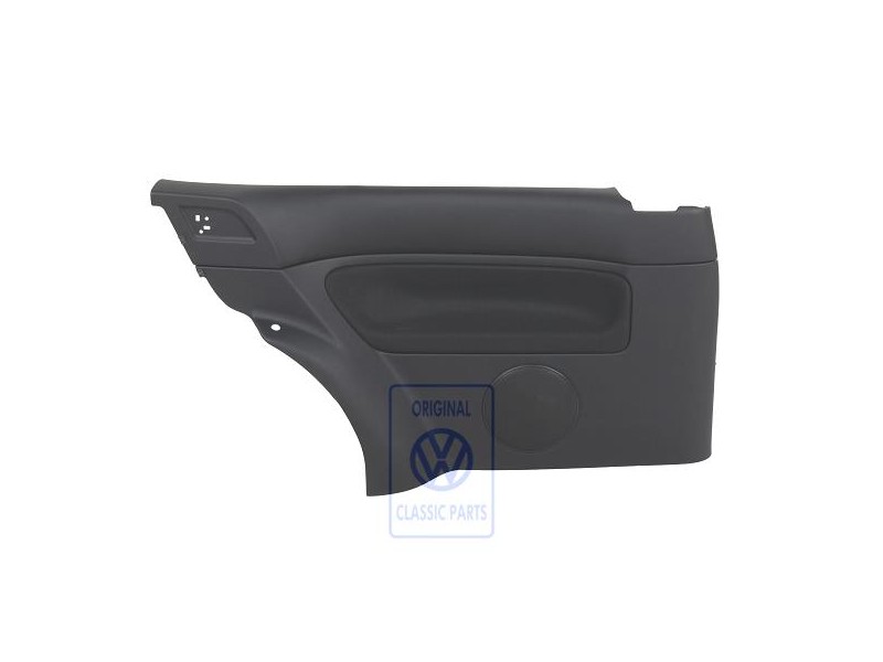 Γνήσιο VW Πλευρική Επένδυση (Ύφασμα) Μαύρο/Μαύρο - 1J3867043CFHRP