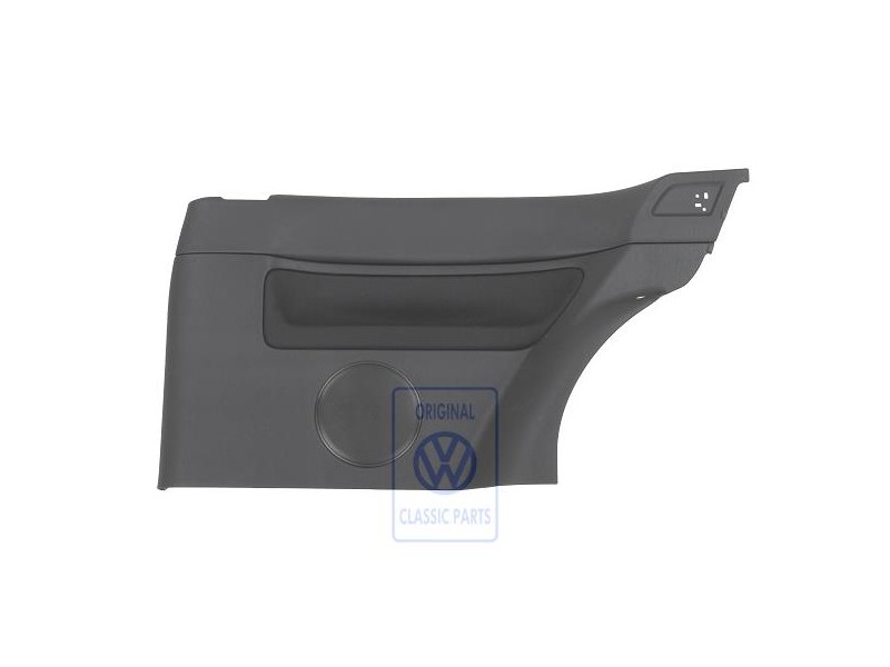 Γνήσιο VW Πλευρική Επένδυση (Ύφασμα) Μαύρο/Μαύρο - 1J3867044CFHRP
