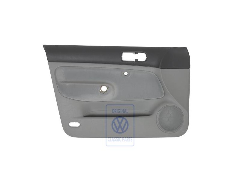 Γνήσιο VW Επένδυση Πόρτας (Ύφασμα) Μαύρο/Flanell Γκρι - 1J4867011DBPDH