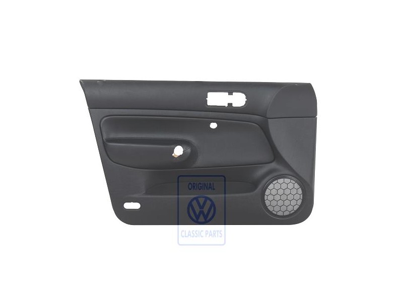 Γνήσιο VW Επένδυση Πόρτας (Δέρμα) Μαύρο/Μαύρο - 1J4867011GLLKU