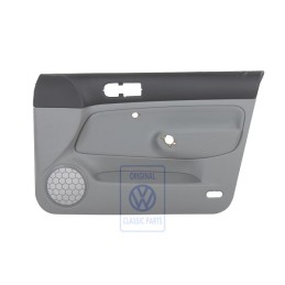Γνήσιο VW Επένδυση Πόρτας Ύφασμα Μαύρο/Flanell Γκρι - 1J4867012CJJGK