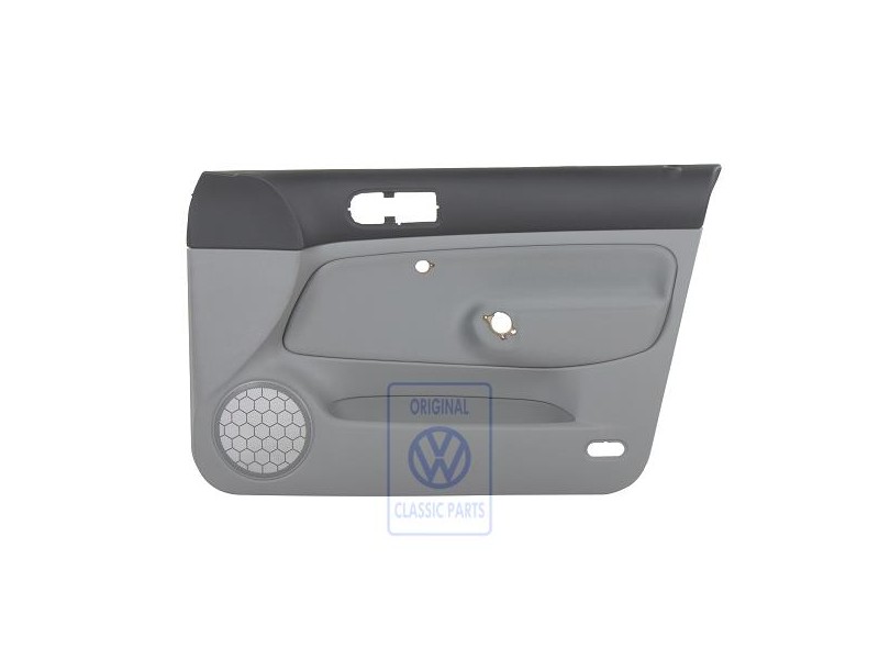 Γνήσιο VW Επένδυση Πόρτας Ύφασμα Μαύρο/Flanell Γκρι - 1J4867012CJJGK
