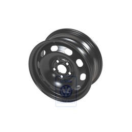 Γνήσιο VW Σιδερένια Ζάντα Μαύρο Ralley - 1J0601027P 03C