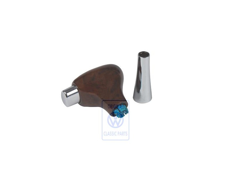 Γνήσιο VW Λαβή Μοχλού Ταχυτ. (Ξύλο) Wurzelnuss - 1J2713139H 2WE