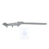 Γνήσιο VW Λωρίδα Επιβίβασης Μαρσπιέ Flanell Γκρι - 1J3853374D U71