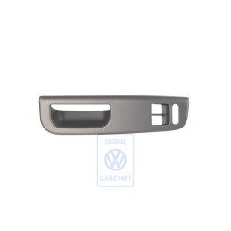 Γνήσιο VW Κάλυμμα Σατινέ Μαύρο/Αλουμίνιο - 1J3867172A FEM