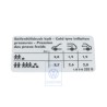 Γνήσιο VW Πινακίδα Για Πίεση Ελαστικών - 1J0010292B