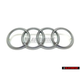 Γνήσιο Audi Σήμα Έμβλημα Κάλυψης Κινητήρα Ασημί - 022103940