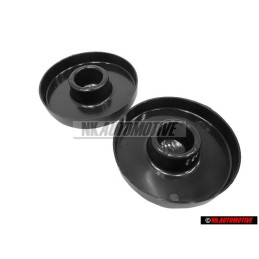 2x Γνήσιο VW Καπάκι Σατινέ Μαύρο - 171412359 01C