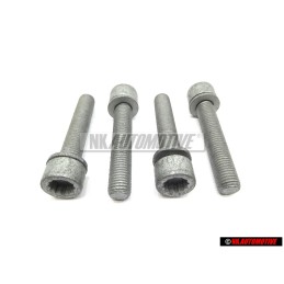 4x Γνήσιο VW Κυλινδρική Βίδα Με Εσωτερική Πολύσφηνη Κεφαλή - N 91168901