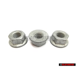 3x Γνήσιο VW Εξάγωνο Παξιμάδι Με Πατούρα - N 10332002