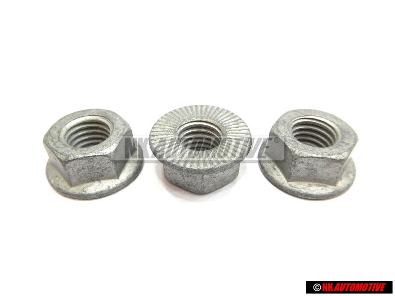 3x Γνήσιο VW Εξάγωνο Παξιμάδι Με Πατούρα - N 10332002