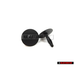 2x Γνήσιο VW Κλιπ Σατινέ Μαύρο - 191867840 01C