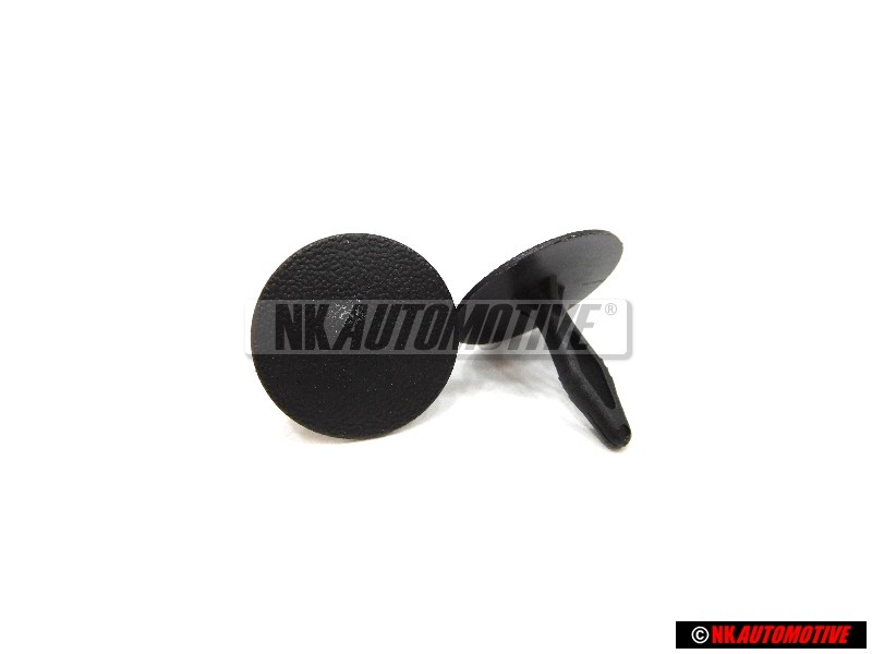 2x Γνήσιο VW Κλιπ Σατινέ Μαύρο - 191867840 01C