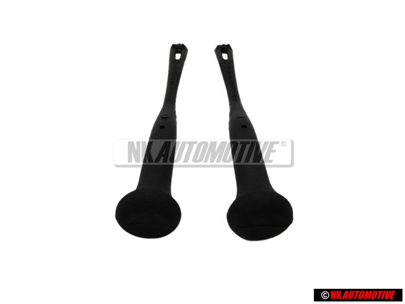 2x Γνήσιο VW Ράβδος Έλξης Σατινέ Μαύρο - 1H0885683 01C