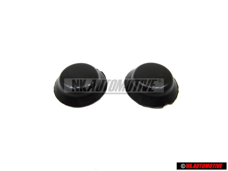 2x Γνήσιο VW Κάλυμμα Βίδας Σατινέ Μαύρο - 311867169 01C