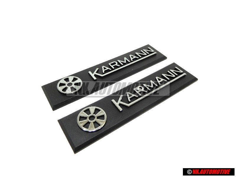 2x Γνήσιο VW Πινακίδα Εταιρείας - 155853901