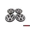 4x Γνήσιο VW Διακοσμητικό Καπάκι Τροχού Μαύρο/Ανθρακί Μεταλλικό - 7L6601149B RVC