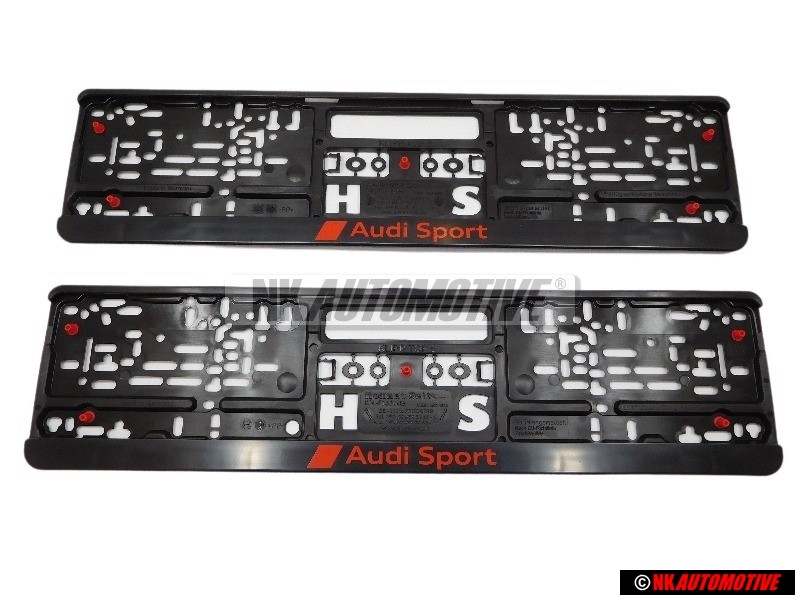 2x ÎνήÏιο AUDI Audi Sport License Plate Holder - 3291900100 2x ÎνήÏιο AUDI Audi Sport License Plate Holder - 3291900100