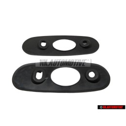 2x Γνήσιο VW Υπόθεμα Σατινέ Μαύρο - 535857543 01C