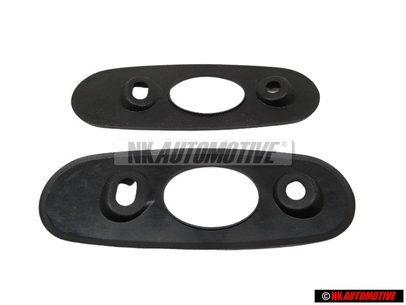 2x Γνήσιο VW Υπόθεμα Σατινέ Μαύρο - 535857543 01C