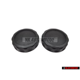 2x Γνήσιο VW Κουμπί Ρύθμισης Μαύρο - 171881671 041