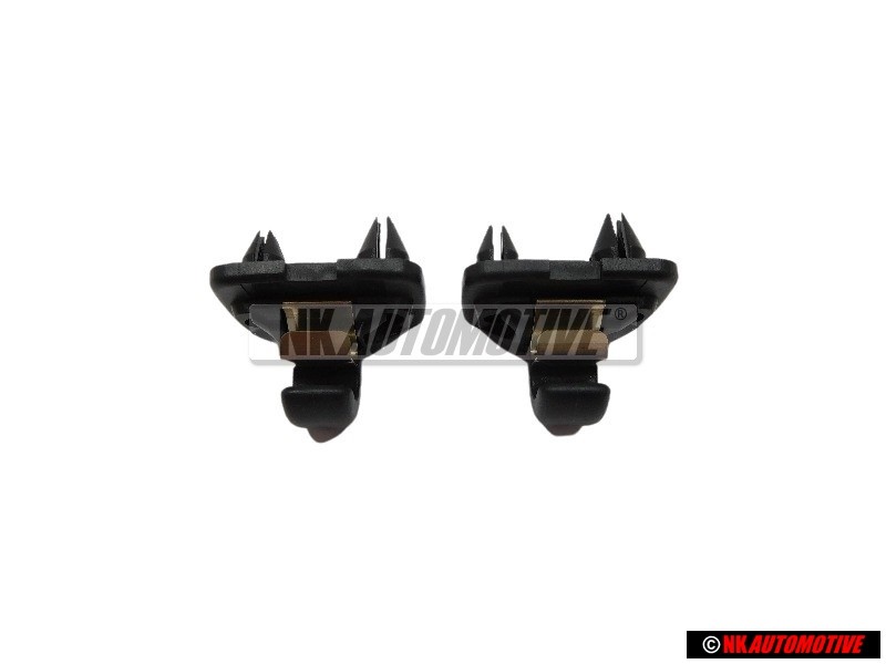 2x Γνήσιο AUDI Στήριγμα Σκιαδίου Soul (Μαύρο) - 8W0857562A 4PK