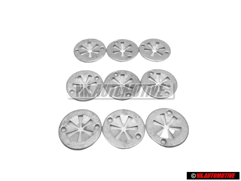 9x Γνήσιο VW Ροδέλα Σύσφιγξης - N 90796502