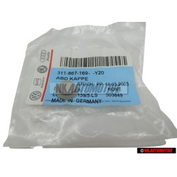 Γνήσιο VW Κάλυμμα Βίδας Γκρι Πέρλα - 311867169 Y20