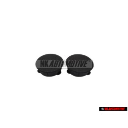 2x Γνήσιο VW Πώμα Μαύρο - 535867842A 4FB