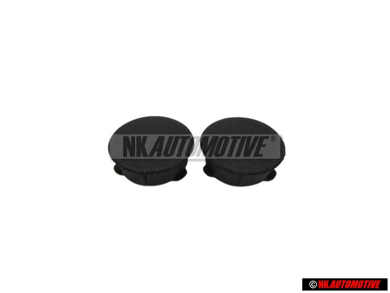 2x Γνήσιο VW Πώμα Μαύρο - 535867842A 4FB