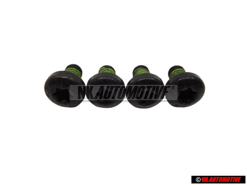 4x Γνήσιο VW Βίδα Με Πλακέ Κεφαλή - N 10170302
