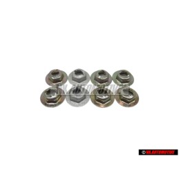 8x ÎνήÏιο VW Παξιμάδι ÎοÏÎ®Ï - N 0386011