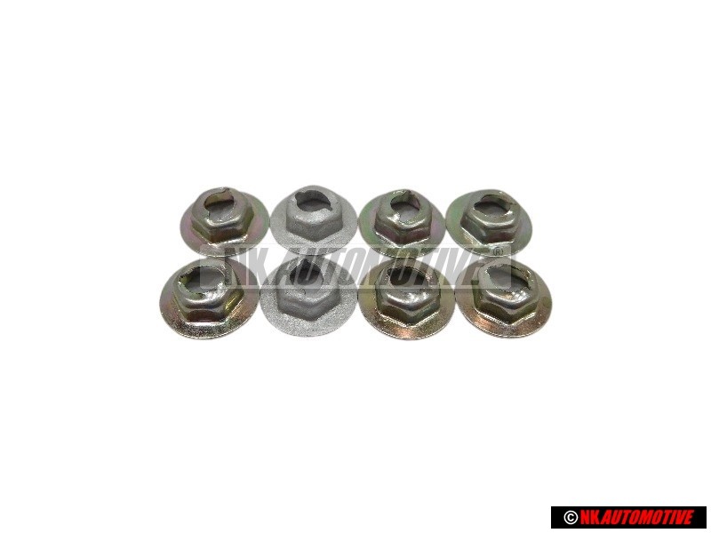 8x Γνήσιο VW Παξιμάδι Κοπής - N 0386011