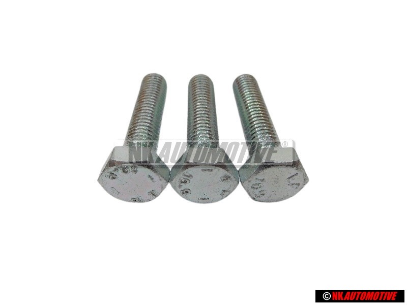 3x Γνήσιο VW Βίδα Με Εξαγωνική Κεφαλή - N 0102478