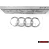 Γνήσιο Audi Δαχτυλίδια Οπίσθιο Σήμα Έμβλημα Χρωμέ - 4F0853742 2ZZ