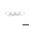 Γνήσιο Audi Δαχτυλίδια Οπίσθιο Σήμα Έμβλημα Χρωμέ - 4F0853742 2ZZ