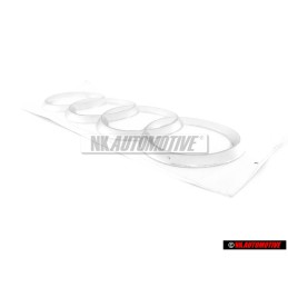 Γνήσιο Audi Δαχτυλίδια Οπίσθιο Σήμα Έμβλημα Χρωμέ - 4F0853742 2ZZ