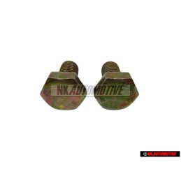2x Γνήσιο VW Βίδα Με Εξαγωνική Κεφαλή - N 0102516
